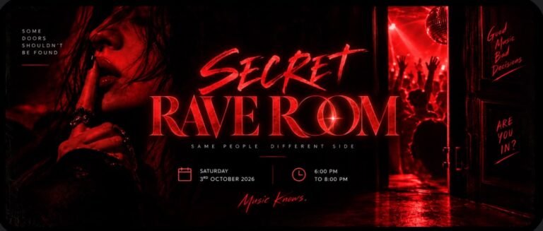 SECRET RAVE ROOM DJ NIGHT