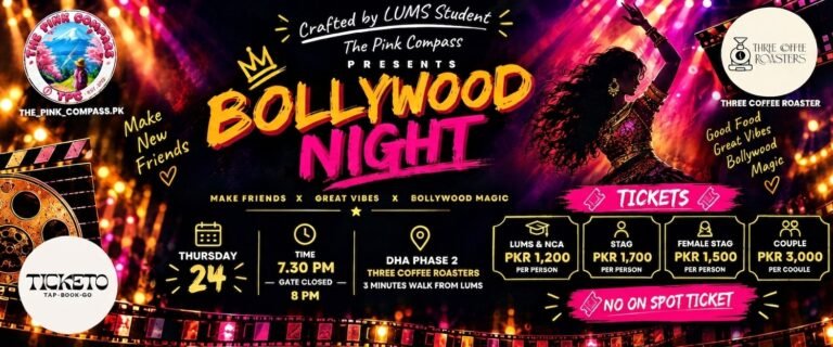 Bollywood Night | Crafted by Lums Student