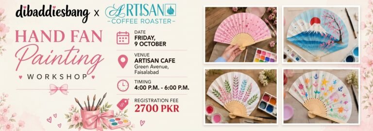 Hand Fan Painting Workshop