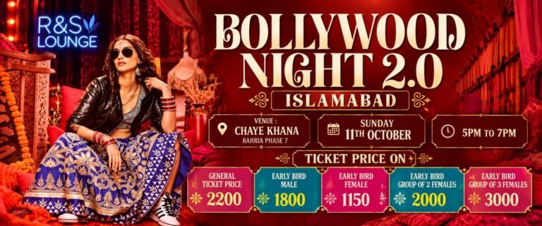 BOLLYWOOD NIGHT 2.0 — ISLAMABAD
